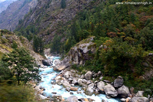 OrgBrandingNameForAlbumImages - Gangotri Tapovan Nandanvan Vasuki Descriptionbhaghirathi river